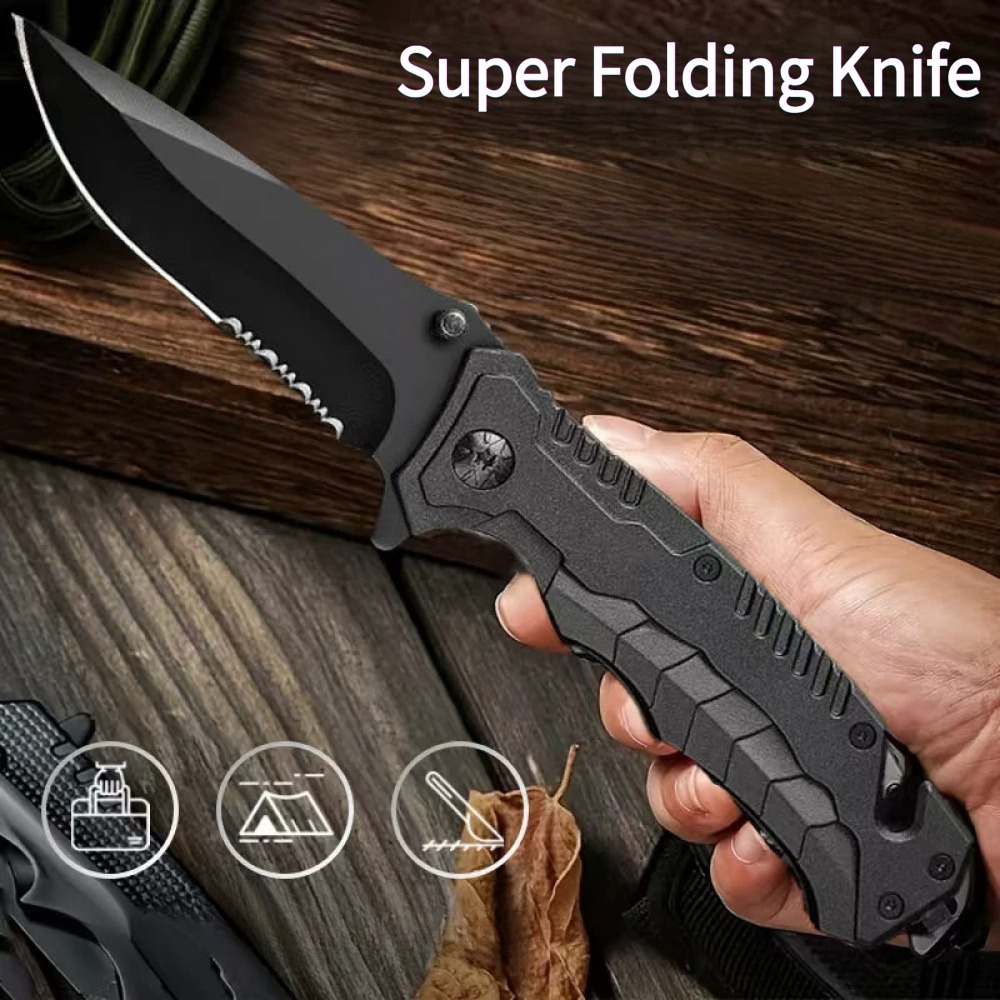 Dive Knife Titanium - Faca dobrável portátil para atividades ao