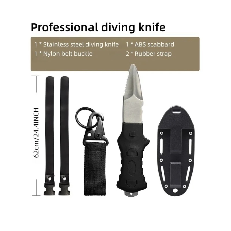 Faca de Resgate Aquático para  - Dive Knife Titanium avaliação e preço