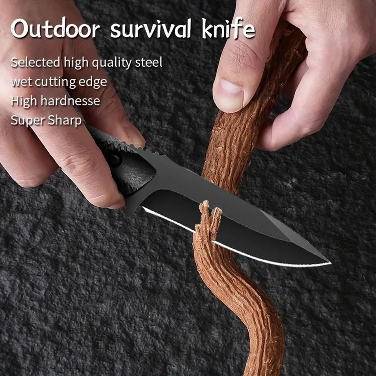 Faca de lâmina fixa de alta du - Dive Knife Titanium avaliação e preço