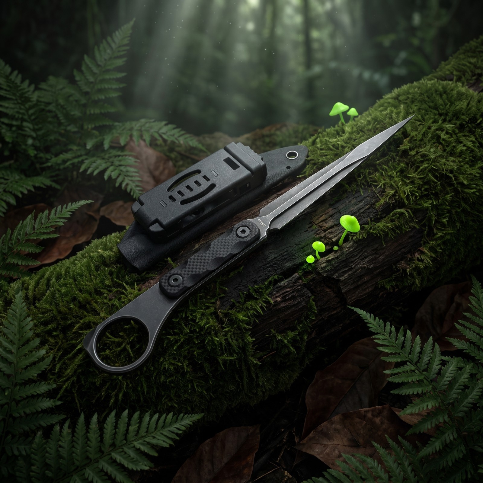 Faca de Caça de Lâmina Fixa em - Dive Knife Titanium avaliação e preço