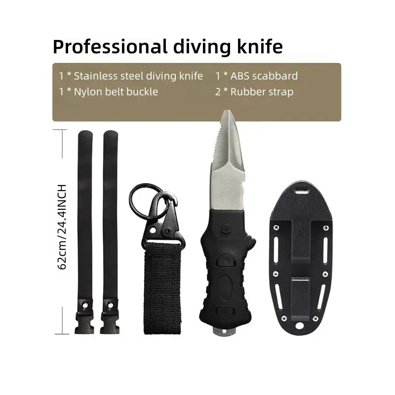 Faca de Resgate Aquático para  - Dive Knife Titanium avaliação e preço