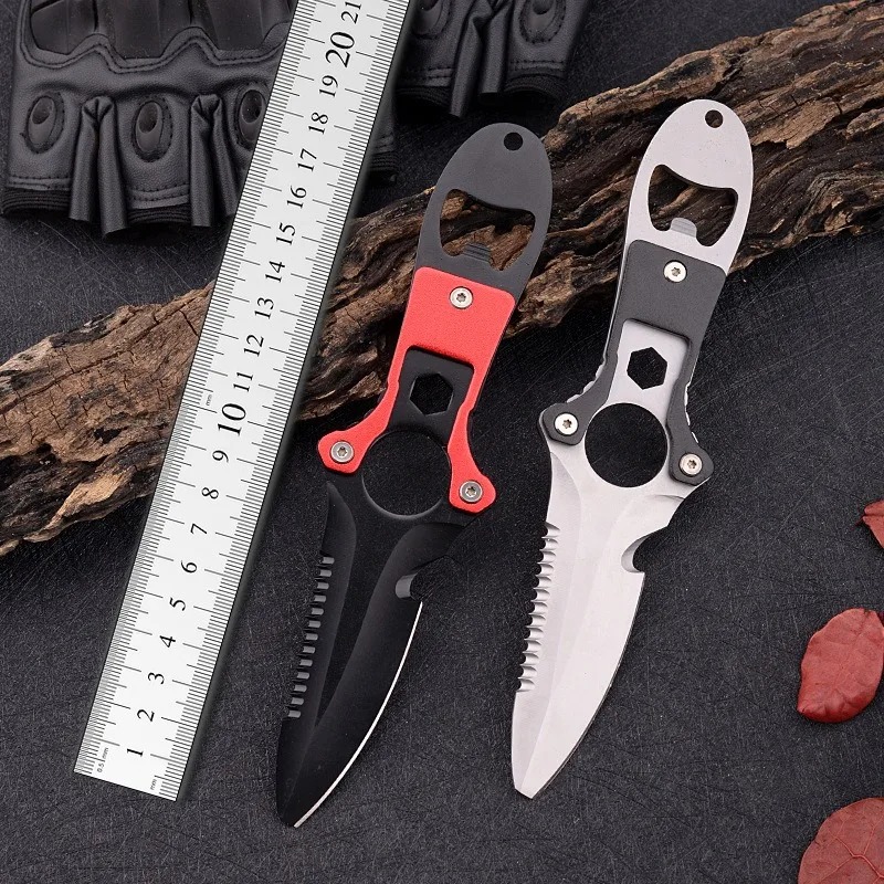Faca multifuncional de aço ino - Dive Knife Titanium avaliação e preço