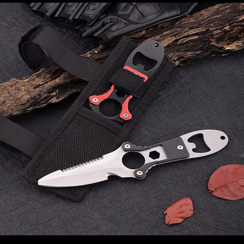Faca multifuncional de aço ino - Dive Knife Titanium avaliação e preço