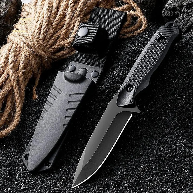Faca de bolso com bainha de aç - Dive Knife Titanium avaliação e preço